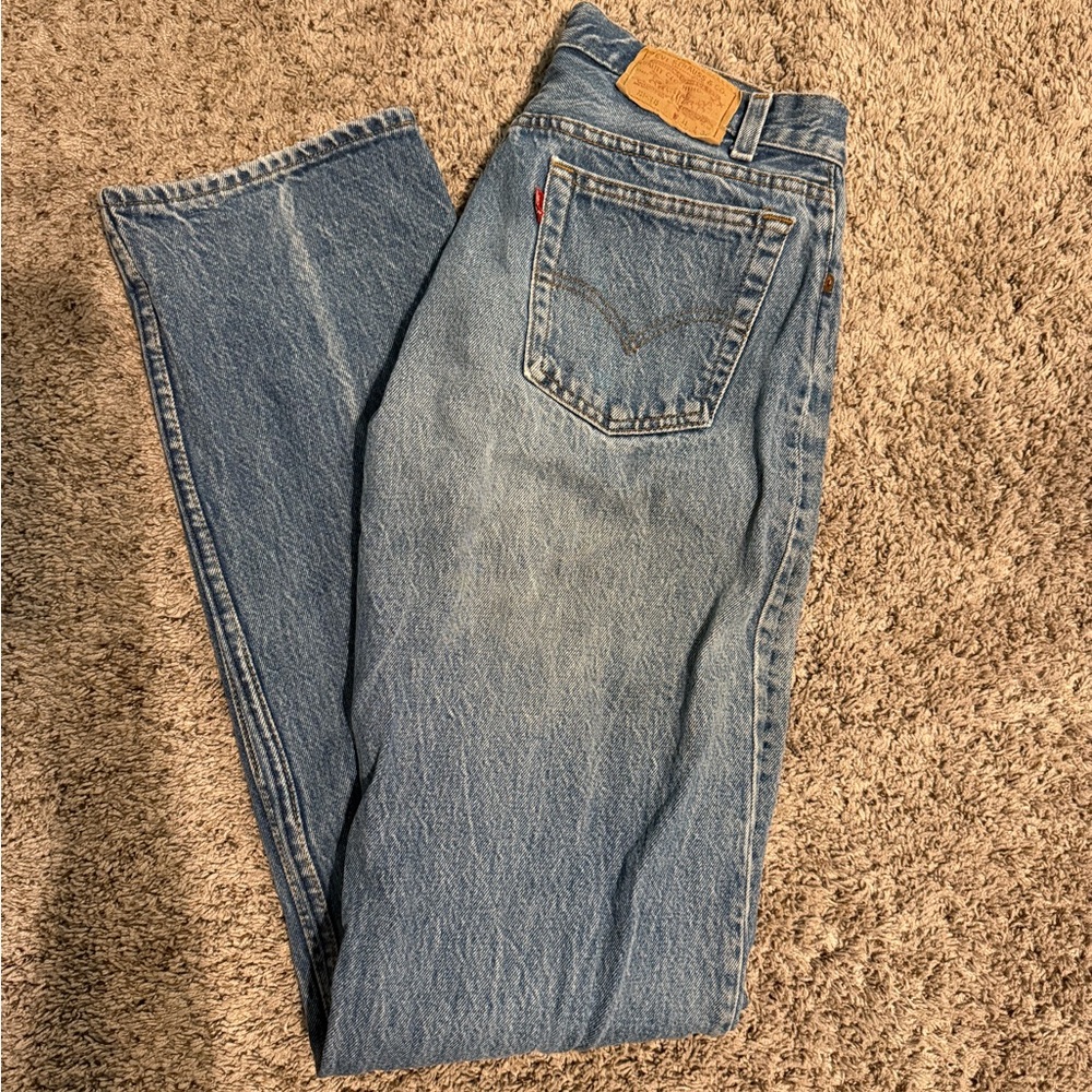 Vintage Levi 501’s Red Tag Button Down Jeans